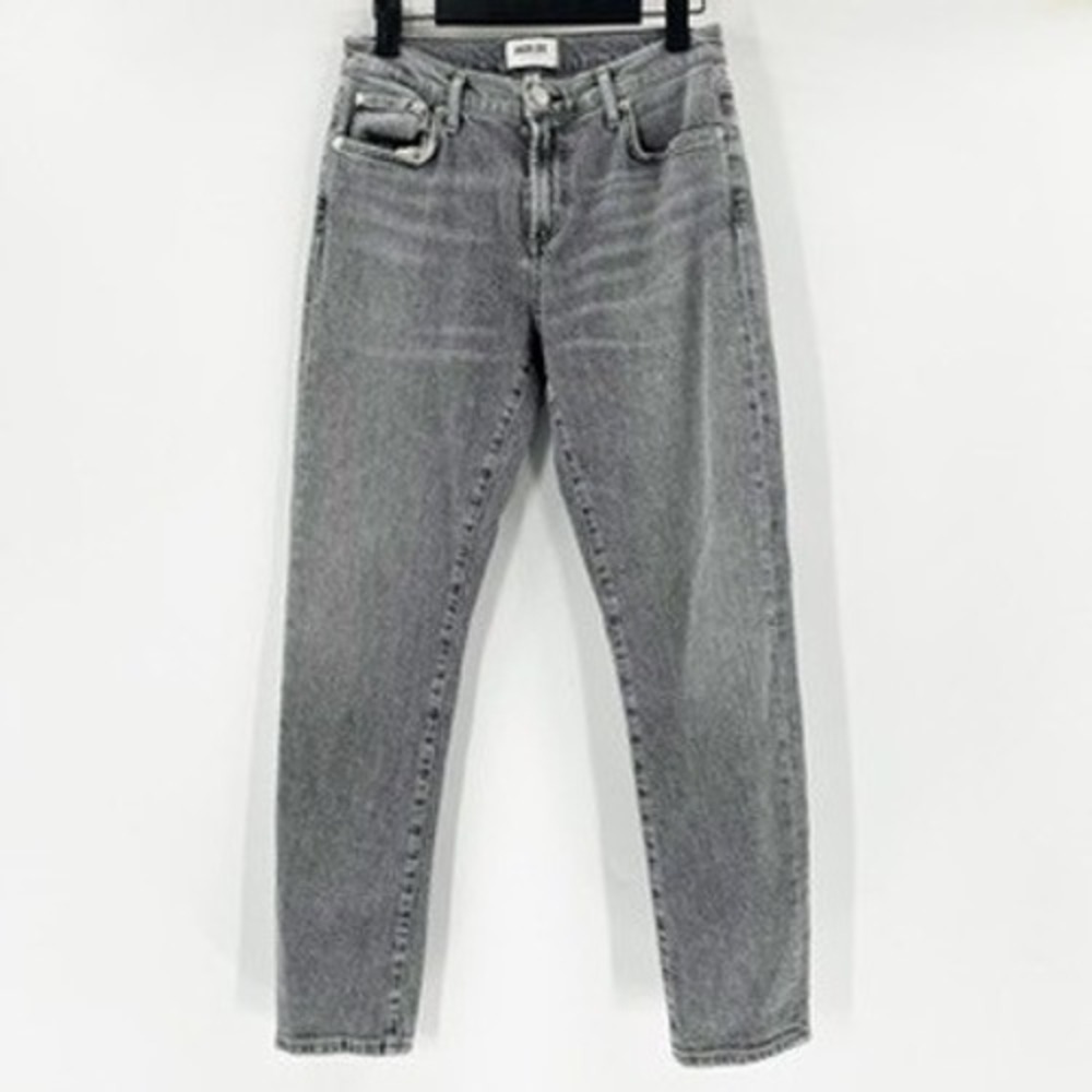 AGOLDE Toni High Rise Straight Leg Jeans Grey Wash Size 26